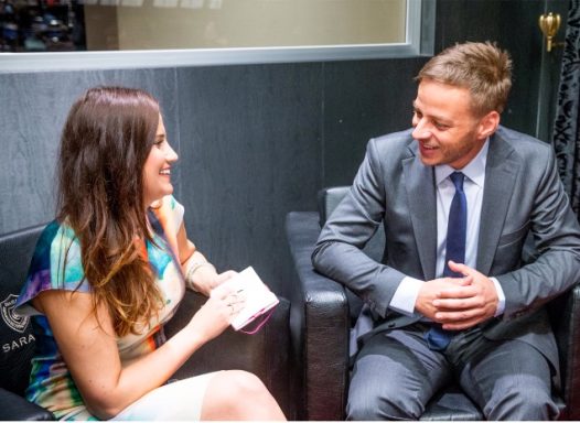 Tom Wlaschiha Charlotte Breidohr und Schauspieler Tom Wlaschiha (Game of Thrones)