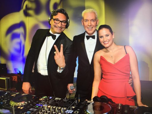 HP Baxxter Charlotte Breidohr und DJ Mousse T. und H.P. Baxxter